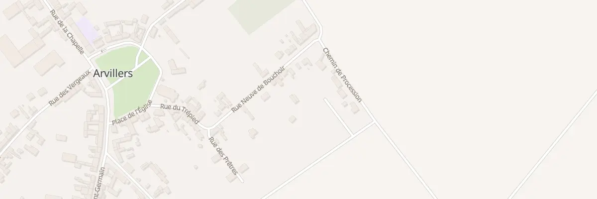 Plan du 16 Rue Neuve de Bouchoir à Arvillers