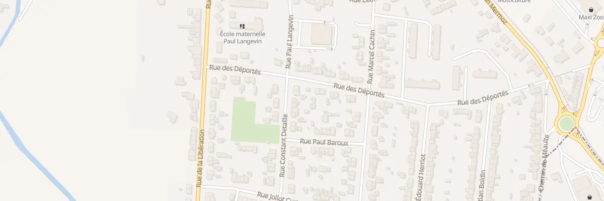 Plan du 3 Rue Constant Detaille à Albert