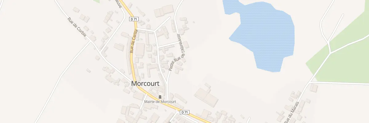 Plan du 8 Ptr Petite Rue de l’Abreuvoir à Morcourt