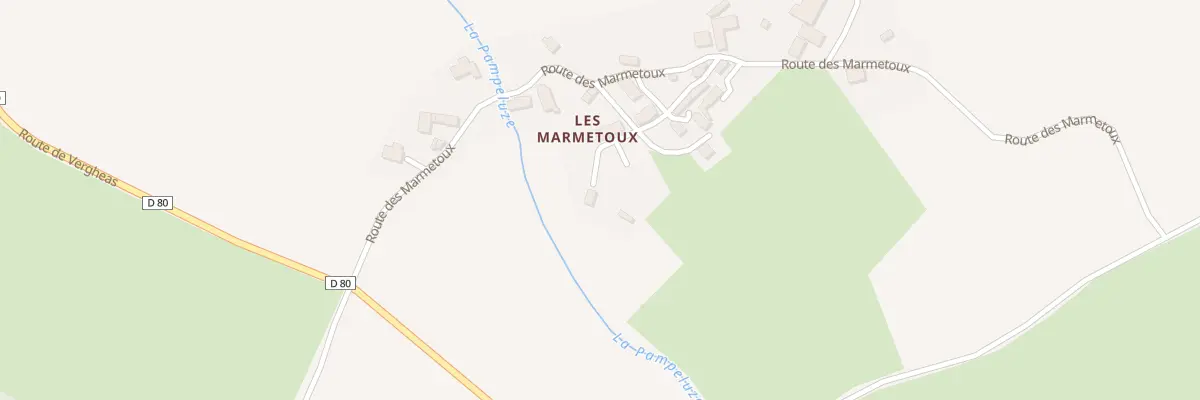 Plan du 5029B Les Marmetoux à Charensat