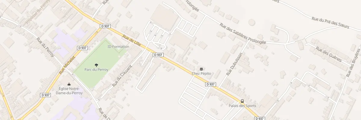Plan du 717A Rue de Lille à Béthune