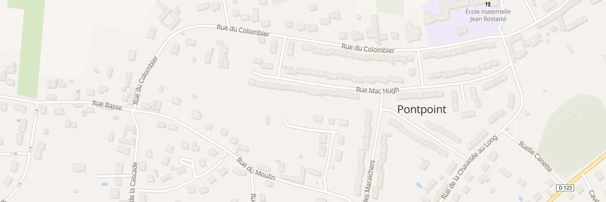 Plan du 319 Rue Mac Hugh à Pontpoint