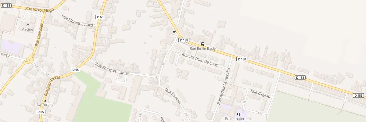 Plan du 13 Rue du Train de Loos à Hersin-Coupigny
