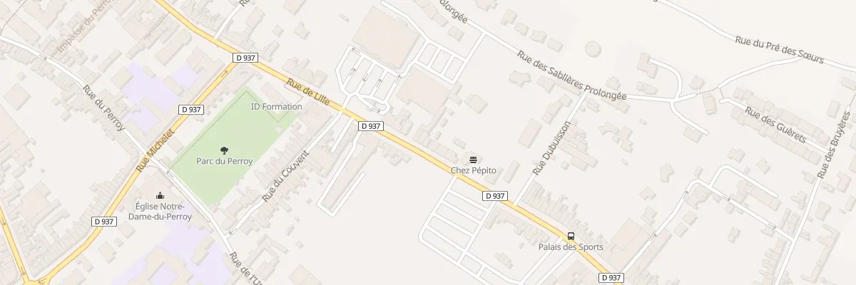 Plan du 723 Rue de Lille à Béthune