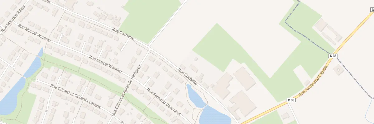 Plan du 9010 Rue Cochette à Merville