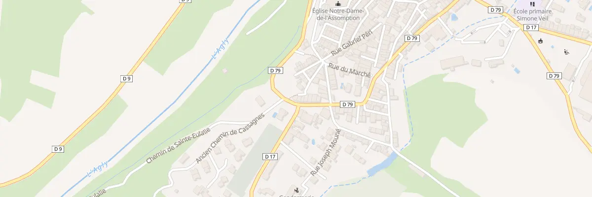 Plan du 2 Bd Gambetta à Latour-de-France