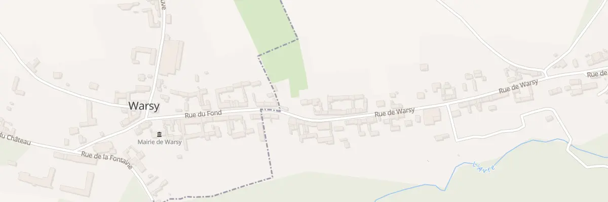 Plan du 60 Rue de warsy à Guerbigny