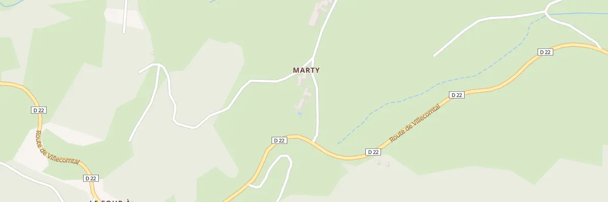 Plan du 5067 Marty à Calmont