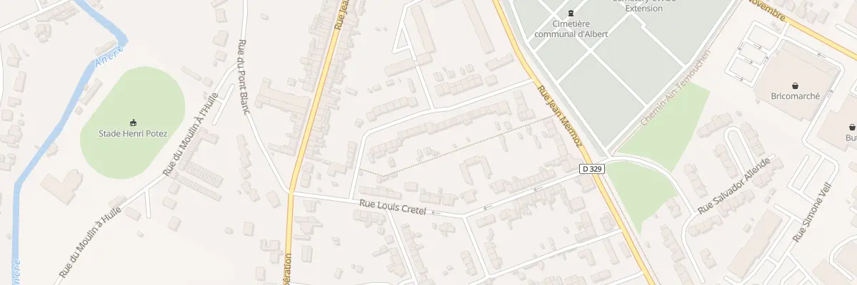 Plan du 39 Rue Jean Catelas à Albert