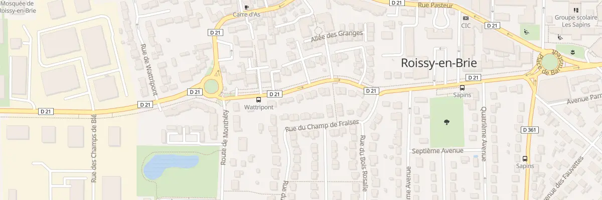 Plan du 33 Première Avenue à Roissy-en-Brie
