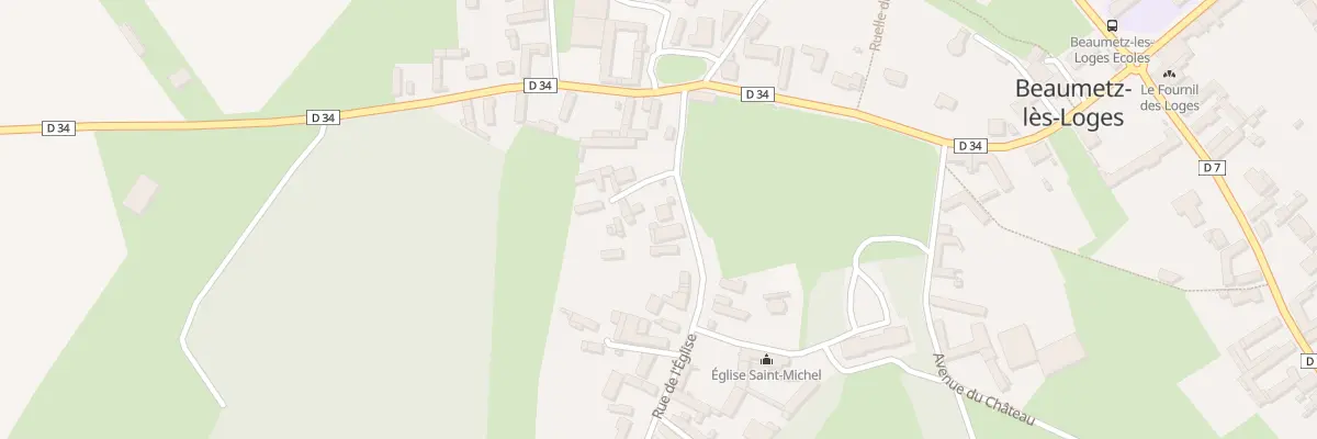 Plan du 14 Rue de l’Eglise à Beaumetz-lès-Loges