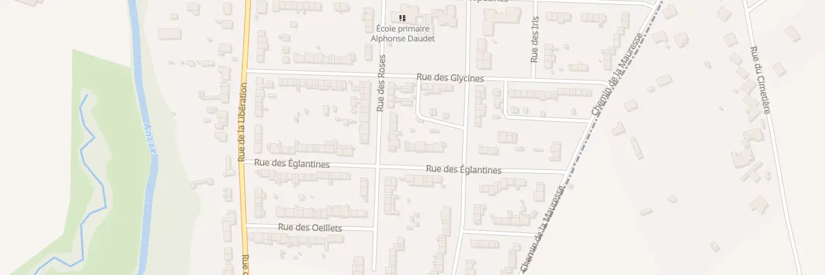 Plan du 33 Rue des Églantines à Albert