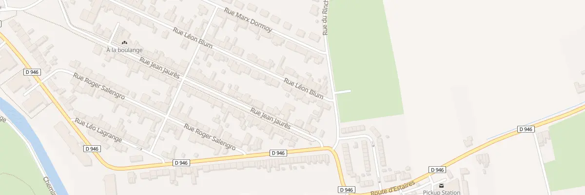 Plan du 66 Rue Leon Blum à Merville