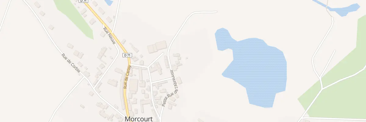 Plan du 12 Ptr Petite Rue de l’Abreuvoir à Morcourt