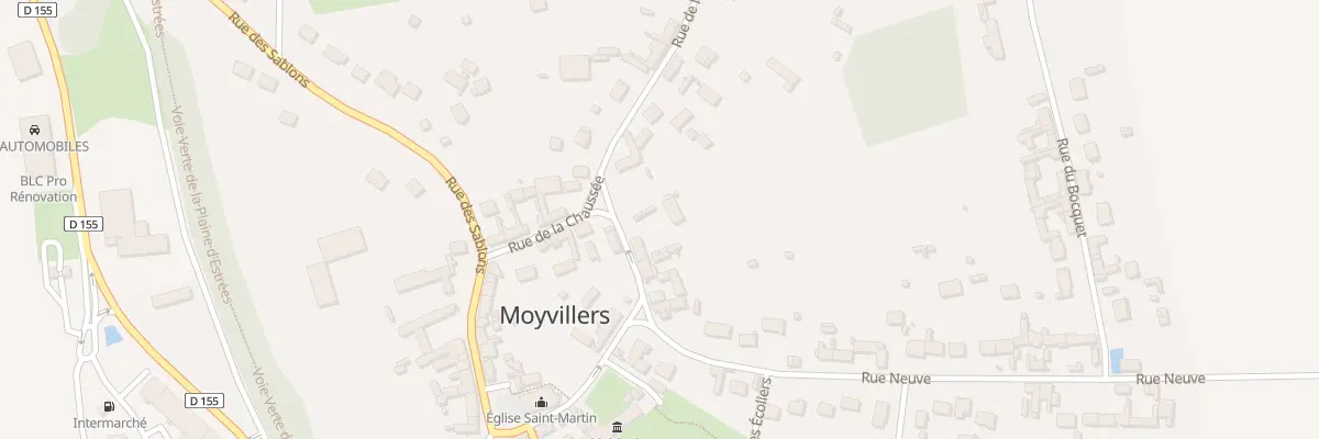 Plan du 39 Rue de la Mairie à Moyvillers