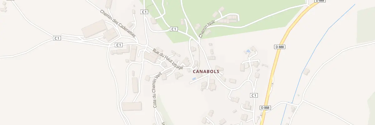 Plan du 5623 Canabols à La Loubière