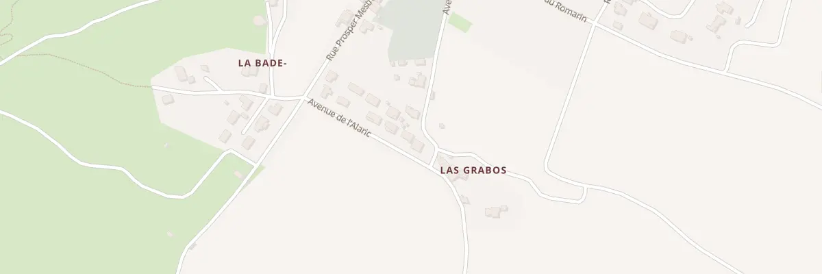 Plan du 13 Av de l’Alaric à Moux