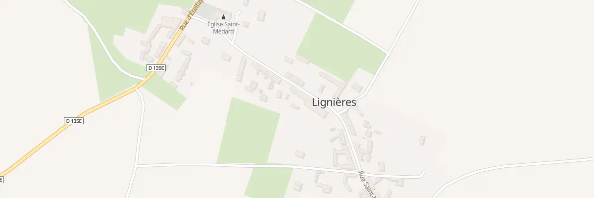 Plan du 14 Rue St Marc à Lignières