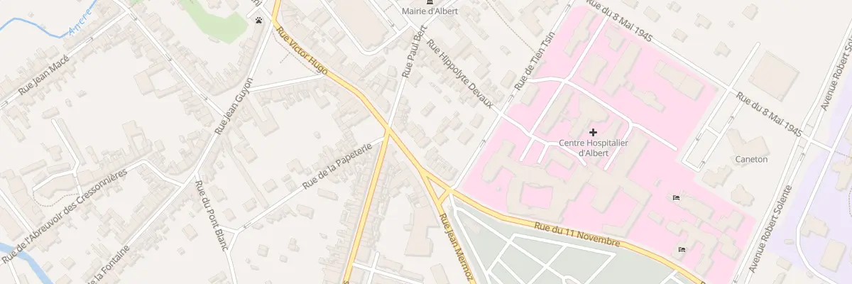 Plan du 65 Rue Victor Hugo à Albert