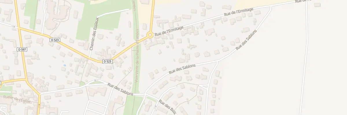 Plan du 42 Rue de l’Ermitage à Estrées-Saint-Denis