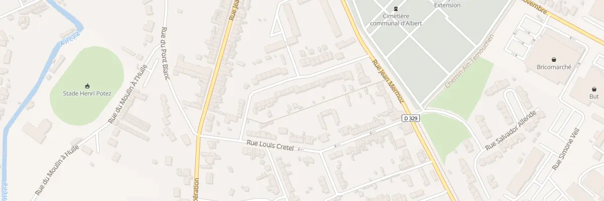 Plan du 37 Rue Jean Catelas à Albert