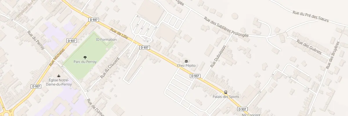 Plan du 743 Rue de Lille à Béthune