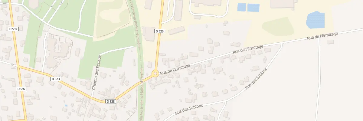 Plan du 37 Rue de l’Ermitage à Estrées-Saint-Denis