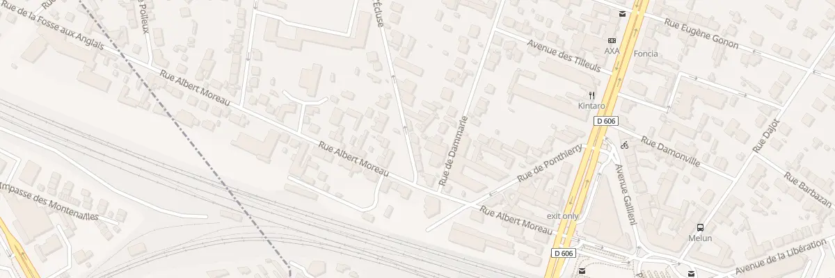 Plan du 73 Rue de l’Ecluse à Melun