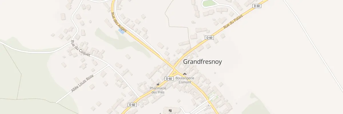 Plan du 14 Rue des Auges à Grandfresnoy