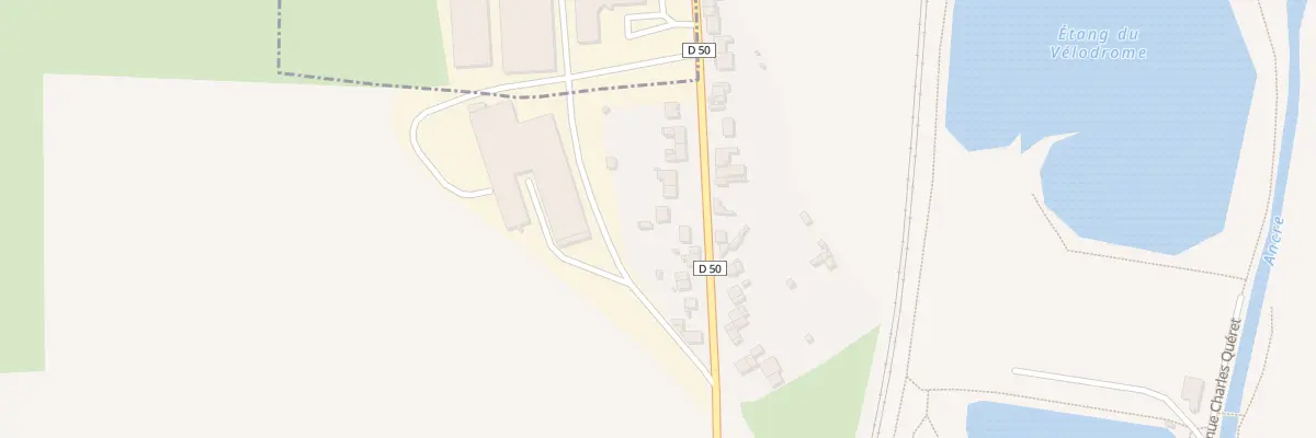 Plan du 75 Rte d’Aveluy à Albert