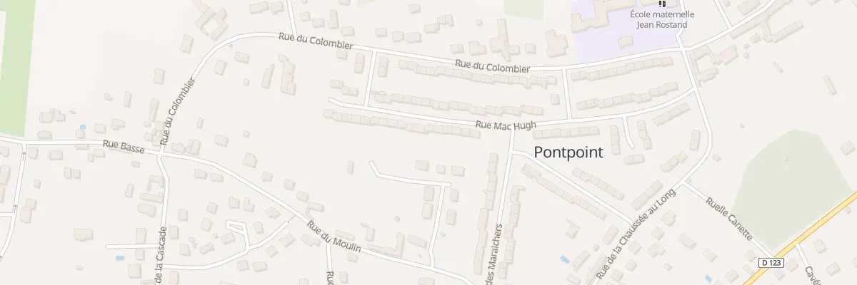 Plan du 289 Rue Mac Hugh à Pontpoint