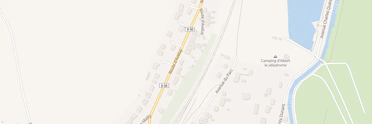 Plan du 12 Rte d’Aveluy à Albert