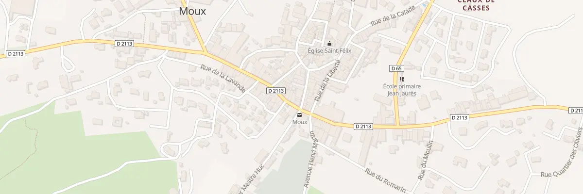 Plan du 94 Le Village à Moux