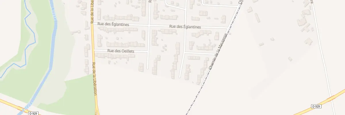 Plan du 18 Rue des Lilas à Albert