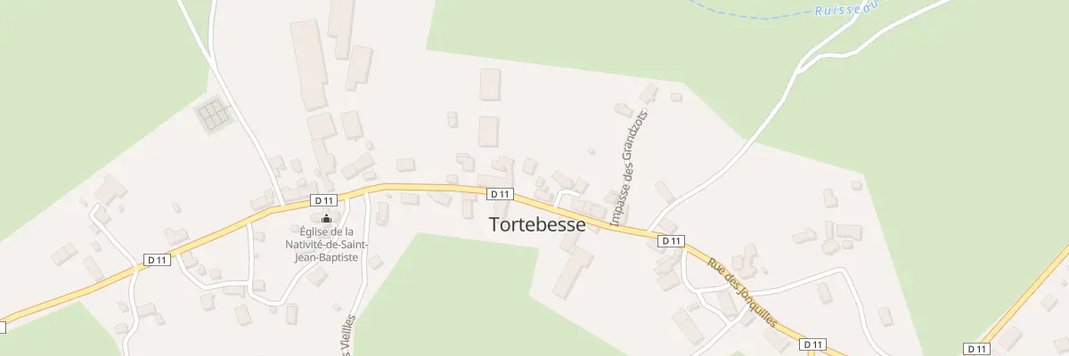Plan du 14 Bourg de Tortebesse à Tortebesse