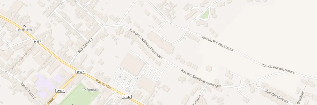 Plan du 165 Rue des Sablières Prolongée à Béthune