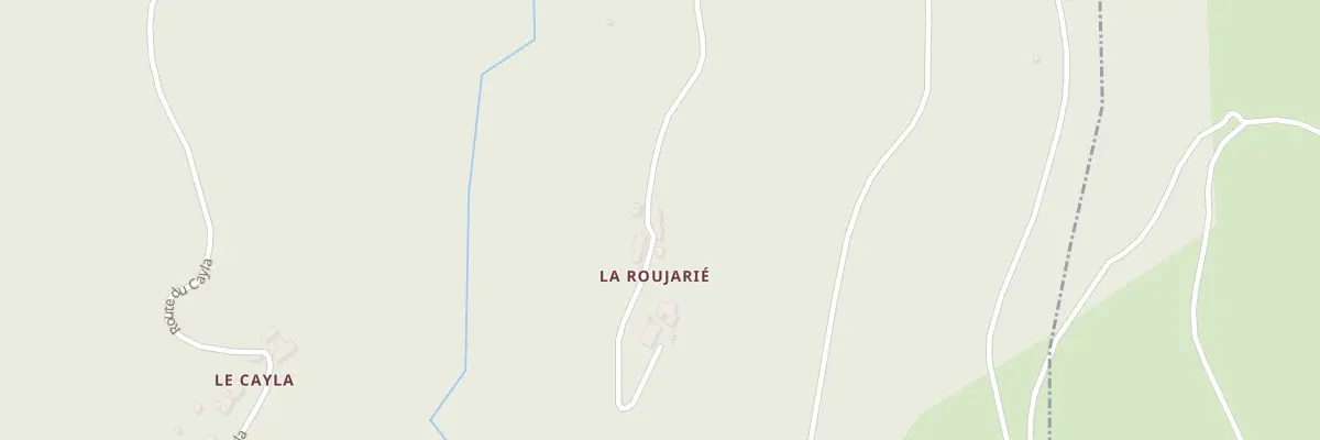Plan du 5252 La Roujarie à Laval-Roquecezière