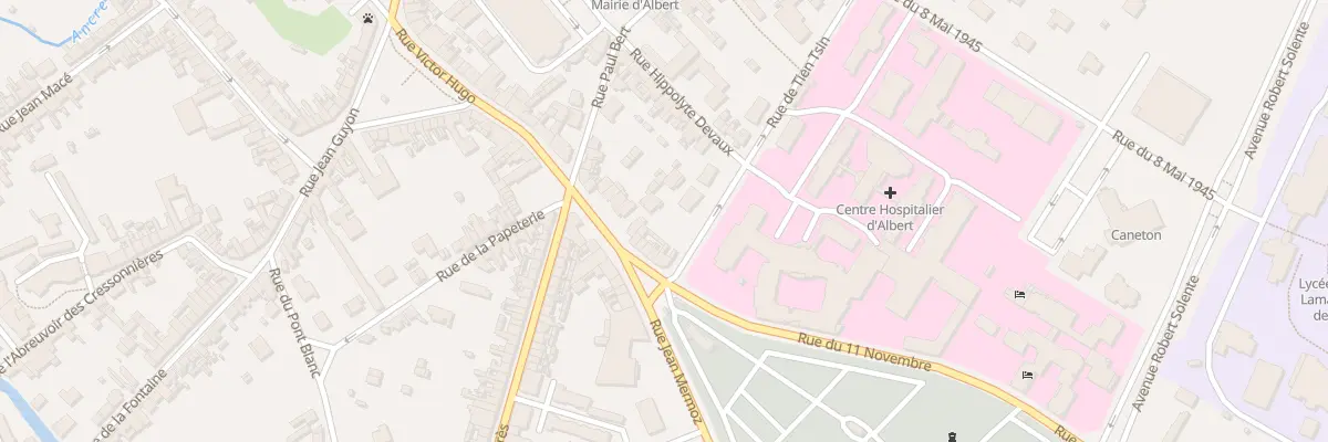 Plan du 73 Rue Victor Hugo à Albert