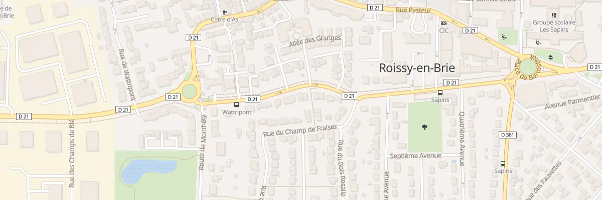 Plan du 27 Première Avenue à Roissy-en-Brie