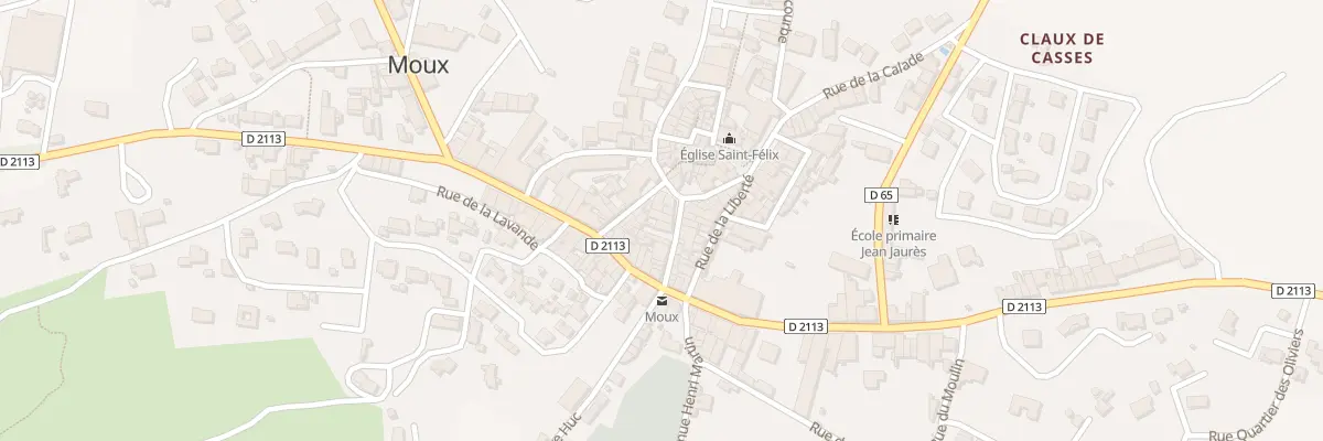 Plan du 101 Le Village à Moux