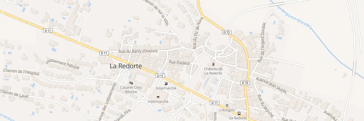 Plan du 5 Rue Pasteur à La Redorte