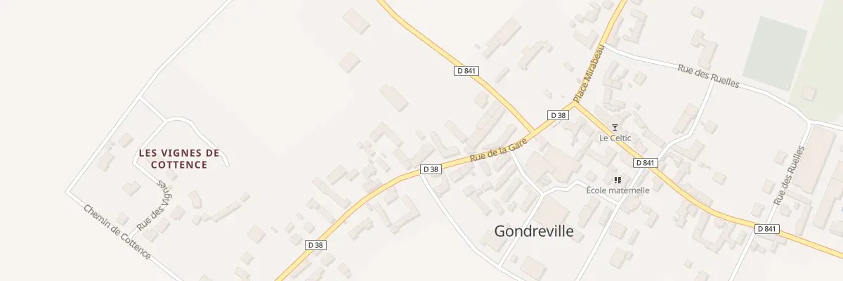 Plan du 12 Rue de la Gare à Gondreville