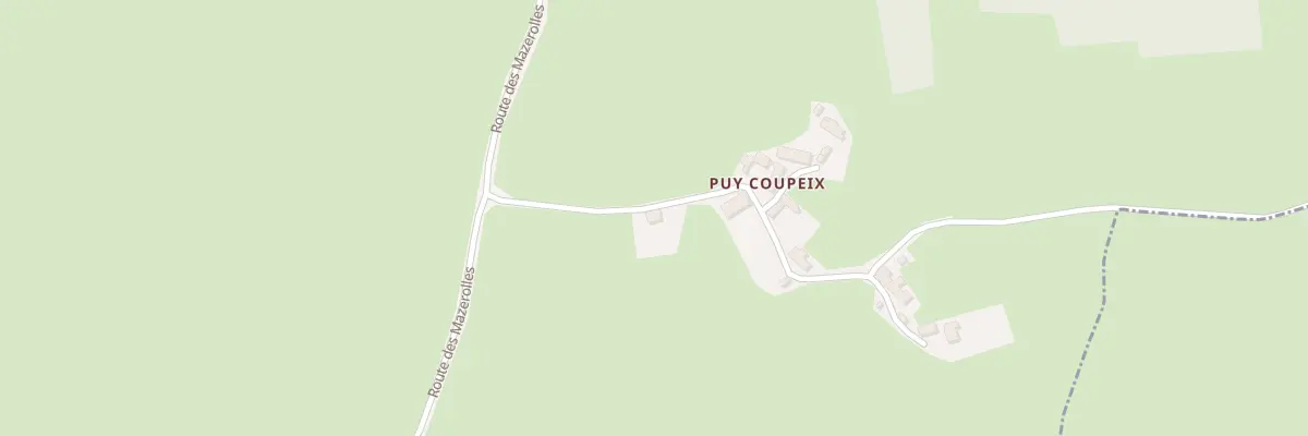 Plan du 5004 Puy Coupeix à Saint-Hilaire