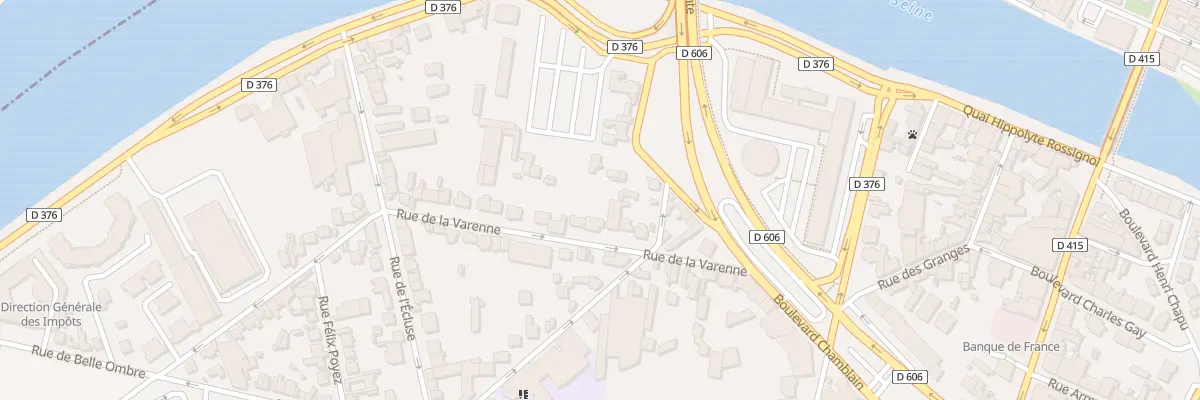 Plan du 4B Rue de la Varenne à Melun
