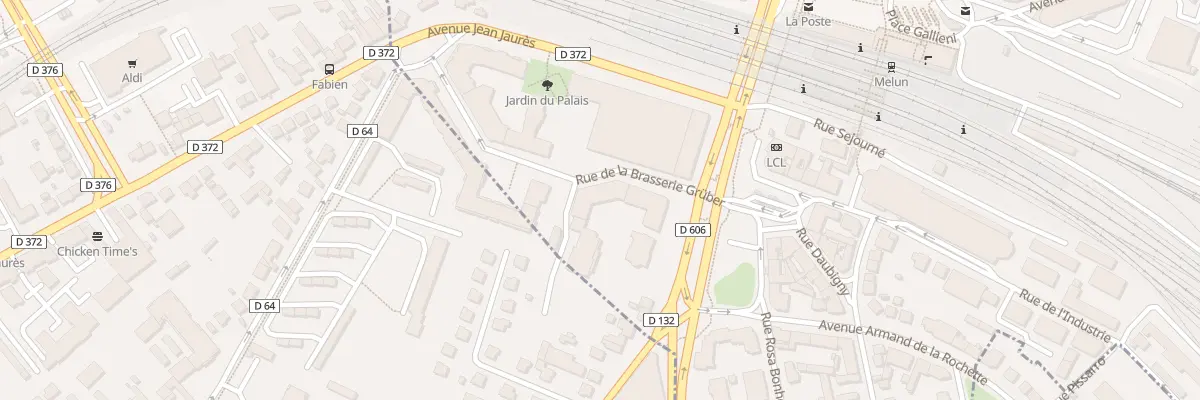 Plan du 13 Rue Brasserie Gruber à Melun