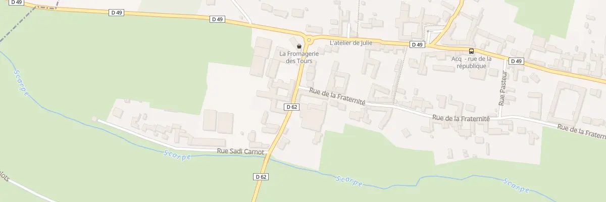Plan du 1 Rue Victor Hugo à Acq
