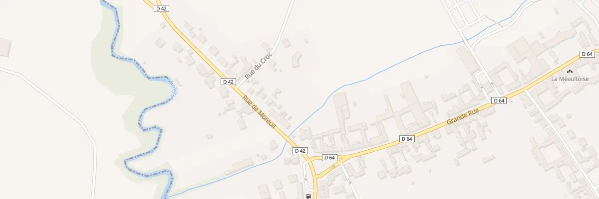 Plan du 4 Rue de Moreuil à Méaulte