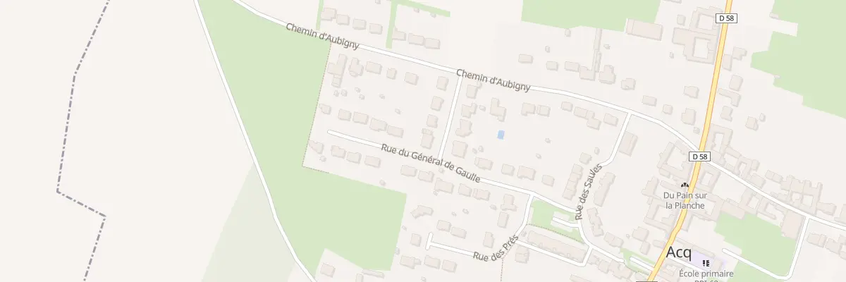 Plan du 1 Rue des Quatre Saisons à Acq