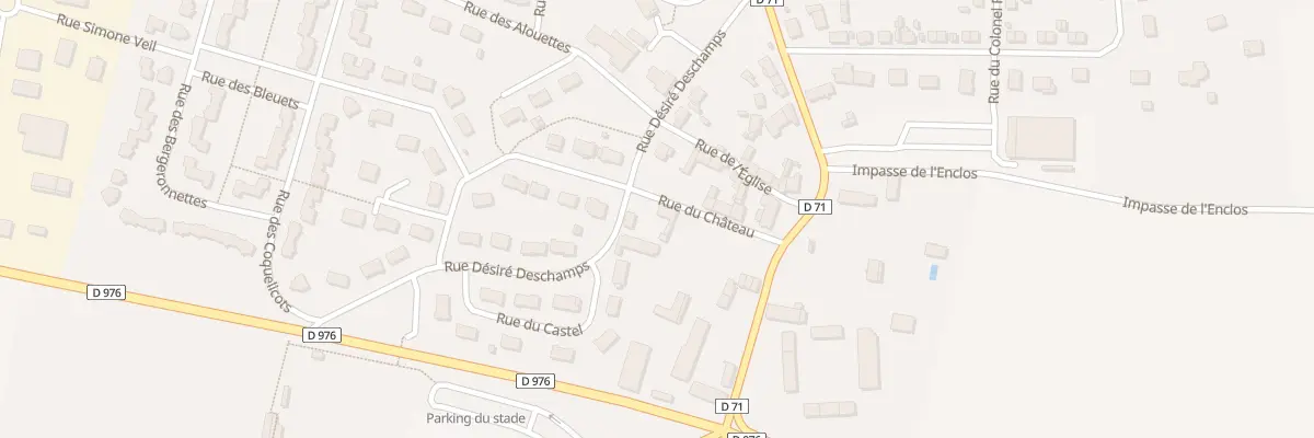 Plan du 1 Rue du Château à Avord