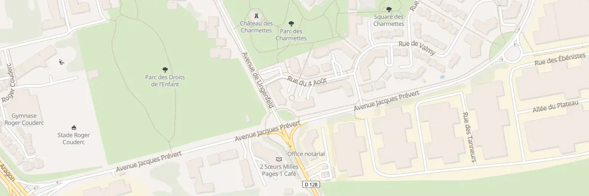 Plan du 8 Rue du Quatre Aout à Torcy